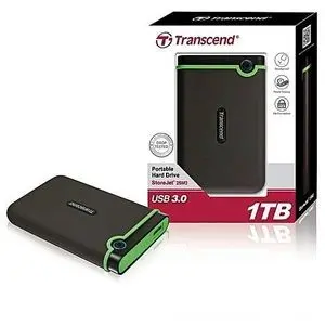 Disque Externe Transcend-1Tera-USB 3.0-Noir