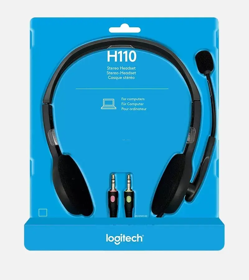 Casque Logitech H111 Fialire,Ecouteur Stéréo Avec Micro