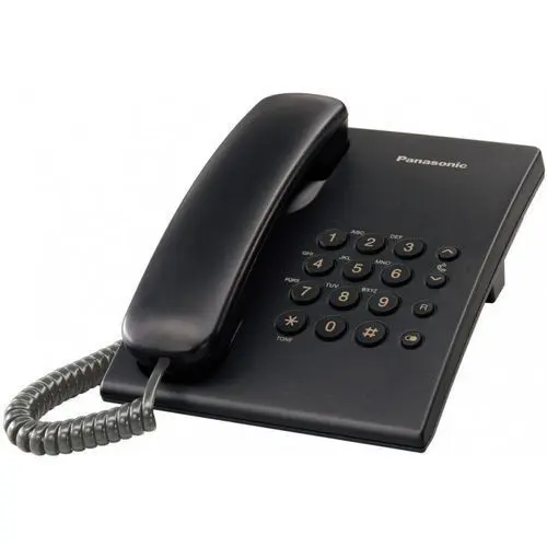 Téléphone Fixe Panasonic KX-TS500MX-Noir