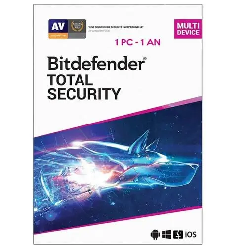 Bitdefender Total Security 1 PC-1AN-Compatible Smartphone